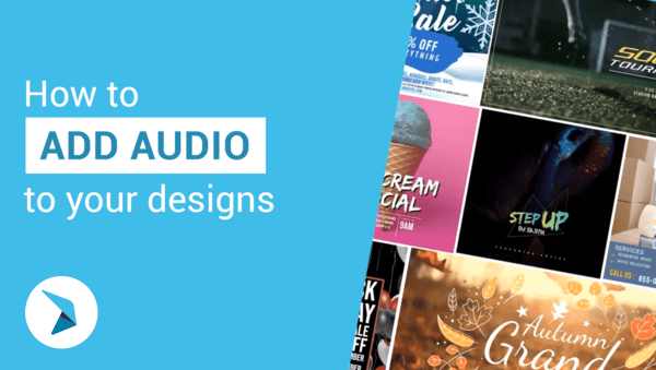 How to add audio to your designs